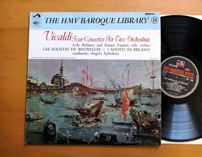 HQS 1060 Vivaldi The Four Seasons Lola Bobesco HMV Baroque Library Stereo NM