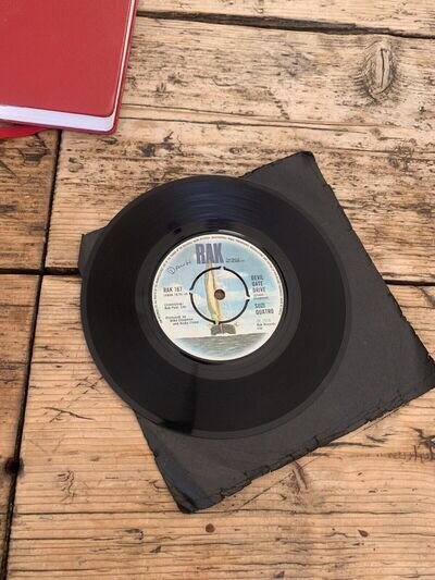 Suzi Quatro Devil Gate Drive 7" Vinyl 45 70’s Glam Rock Pop Plays Perfect 1st Pr