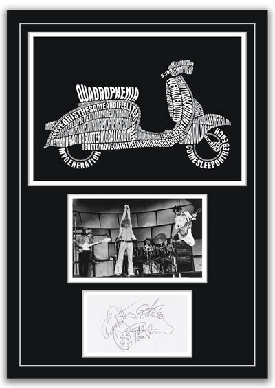 The Who Quadrophenia Autographs Memorabilia Poster Pete Townshend 2 Sizes