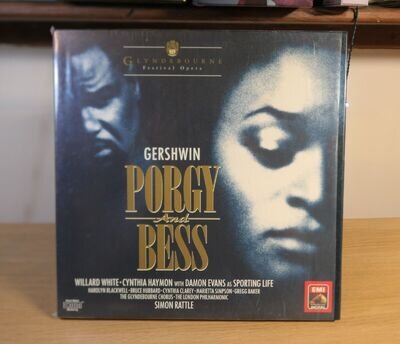 Gershwin Porgy & Bess Willard White Simon Rattle *MINT* 3LP EMI EX 165 7 49568 1