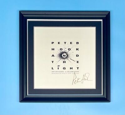 Peter Hook Signed Photo Framed & COA Music Joy Division Autograph Memorabilia