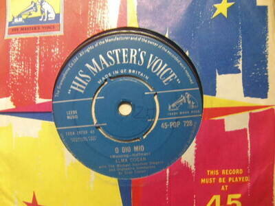 Alma Cogan – O Dio Mio 1960 7” HMV POP 728