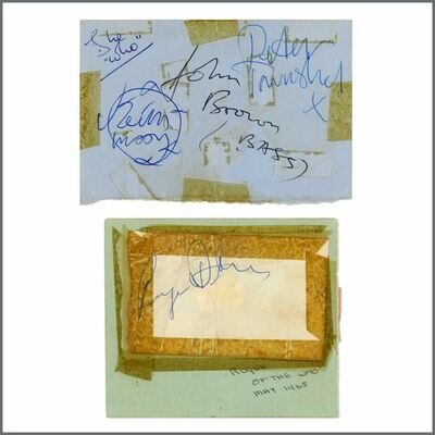 The Who 1960s Autographs Two Pages (UK)