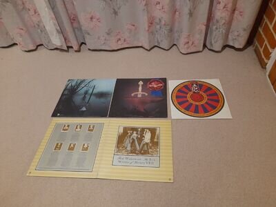 2 Rick Wakeman vinyl LPs Records King Arthur Six Wives of Henry VIII Prog Rock