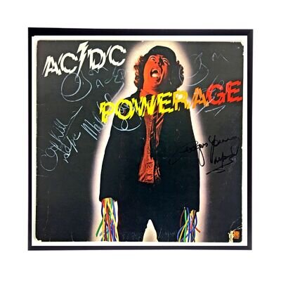 AC/DC Autographed Album Cover Replicas/Framed/1 for $89.00 or make an offer