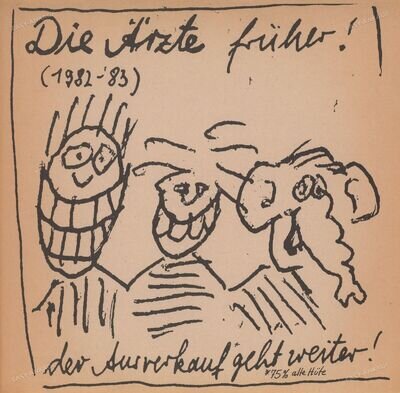 Die Ärzte - Früher! (1982-'83) Der Ausverkauf Geht Weiter! GER LP 1989 '