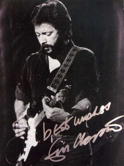 ERIC CLAPTON Signed Photograph - Rock Singer / Guitarist - preprint