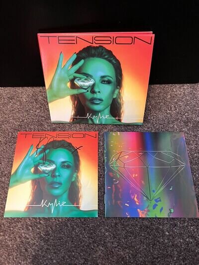 KYLIE MINOGUE SIGNED AUTOGRAPH CD TENSION INSERT BRAND NEW ALBUM IN STOCK