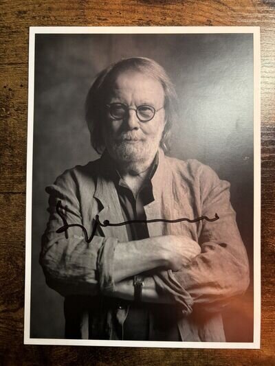 Benny Andersson ABBA Signed Authentic Autograph 8 X 6 Official Photo Card