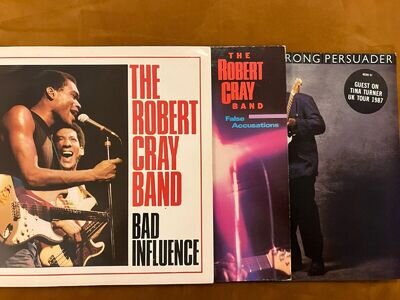 ROBERT CRAY 3 ALBUM BUNDLE - VG+ all three