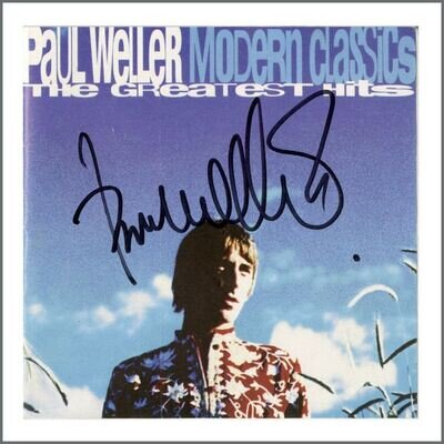 Paul Weller Modern Classics The Greatest Hits 1998 Signed CD (UK)