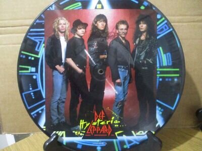 DEF LEPPARD autographed/signed picture disc JOE ELLIOTT + 1...JSA CERTIFIED