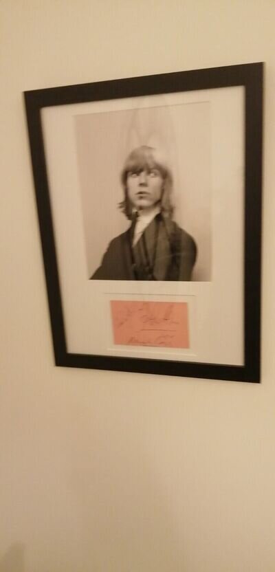 DAVID BOWIE. MANISH BOYS. 2 AUTOGRAPHS. JOHN WATSON. JOHNNY FLUX. 1964 / 1965