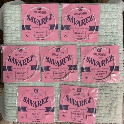 Savarez nylon guitar strings set of 4 sizes new old stock France