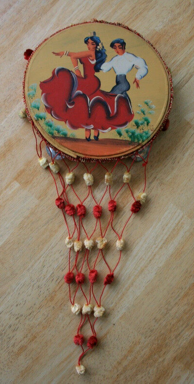 Vintage Tambourine From Spain