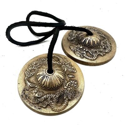 1 X Tibetan Tingsha- Dragon - approx 7.4cm