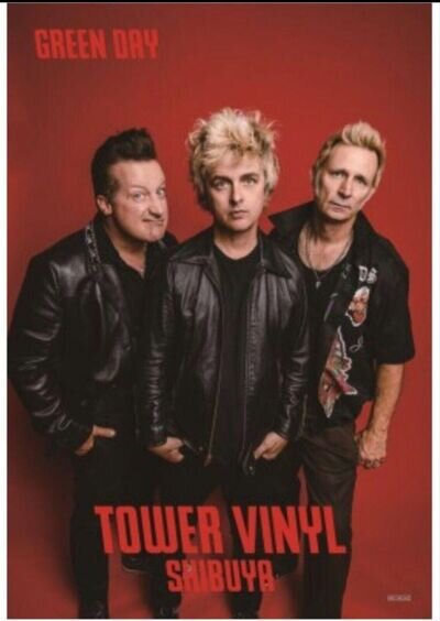 GREEN DAY Savoirs Promotional Poster Tower Record Shibuya JAPAN 20.28" x 28.66"