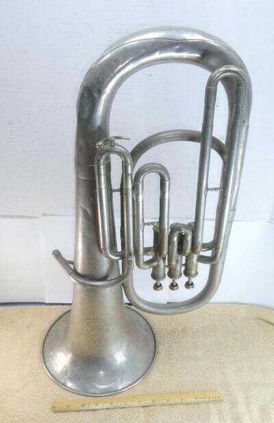 OLD C BRUNO & Sons Henry Pourcelle Baritone Horn Musical Instrument Sole Agent !