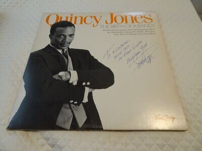 Quincy Jones The Birth Of A Band! LP Signed