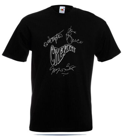 Cream Autographs T Shirt Eric Clapton Jack Bruce 12 Colours S - 5XL