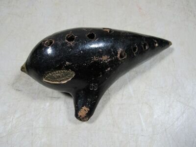 Vintage/Antique EWA Pottery Ozark Ocarina Musical Instrument Vienna Austria