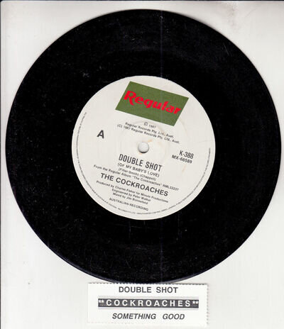 THE COCKROACHES Double Shot 7" 45 rpm vinyl record THE WIGGLES