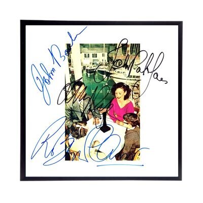 LED ZEPPELIN Autographed Album Cover Reprint. Frame Included. Make an offer!
