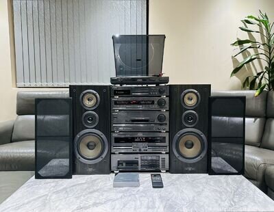 Pioneer 370z Z Series Stereo Stack HiFi Separate System Speakers + Remote