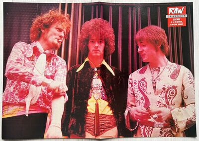 CREAM - 1990 UK Magazine centrefold poster ERIC CLAPTON