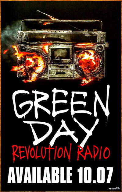 GREEN DAY Revolution Radio Ltd Ed LARGE RARE Tour Poster! Saviors Rock Alt Punk