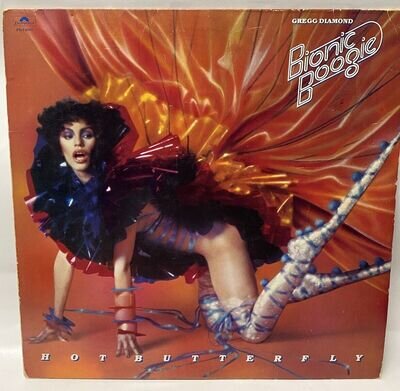 Gregg Diamond, Bionic Boogie - Hot Butterfly (LP, Vinyl, GRT) 1978 Very Good Plu
