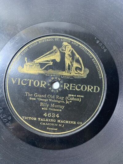 Victor Grand Prize 78 RPM Billy Murray The Grand Old Rag 4634 Cohan Master 3086
