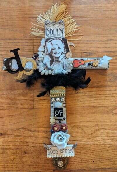 DOLLY PARTON “GODDESS OF GOOD DEEDS”Outsider Art Jessie Mozelle