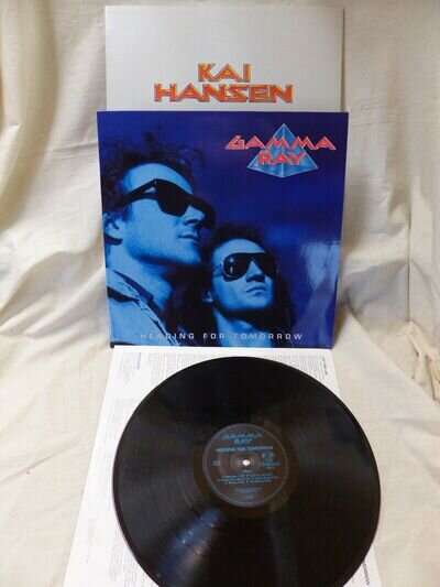 Gamma Ray - Heading For Tomorrow - 1990 Vinyl LP - Slipcase NUK151 - NM