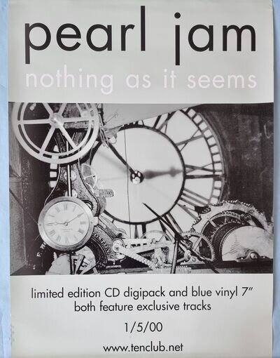 Pearl Jam Nothing As It Seems Promo Poster 70 cm x 50 cm