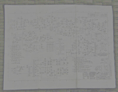 Vintage Fender Hot Rod Deville Schematic Service Diagram Reproduction 050386A