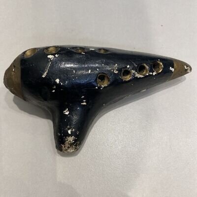 Vintage / Antique Pottery Ocarina Musical Instrument