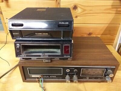 Hi-Fi & Audio: 3 x 8 track players untested/not working vintage classic car etc.