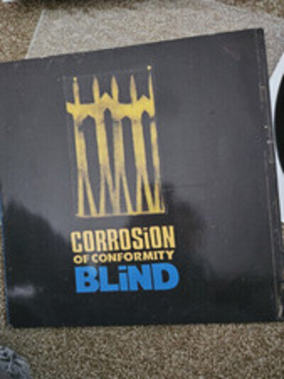 Corrosion of Conformity 'Blind' 1st Press Vinyl 1991 Misprint, Hardcore Metal