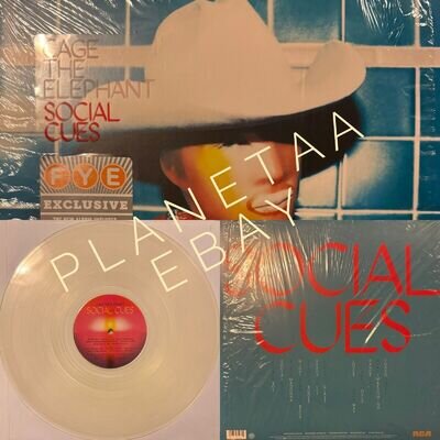 CAGE THE ELEPHANT Social Cues Clear Colored Vinyl