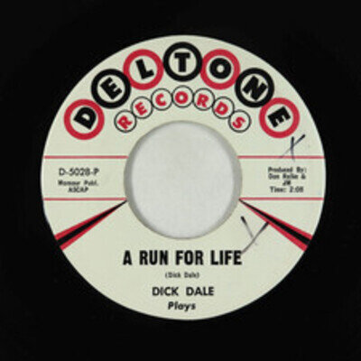 Surf 45 - Dick Dale - A Run For Life - Deltone VG+