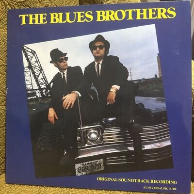 THE BLUES BROTHERS ORIGINAL SOUNDTRACK (1980 LP) Early Euro Reissue EXCELLENT