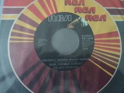 Earl Thomas Conley - Heavenly Bodies / The Highway Home - US press - 7", Single
