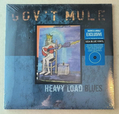 Gov't Mule sealed Heavy Load Blues sea blue vinyl 2LP new Warren Haynes
