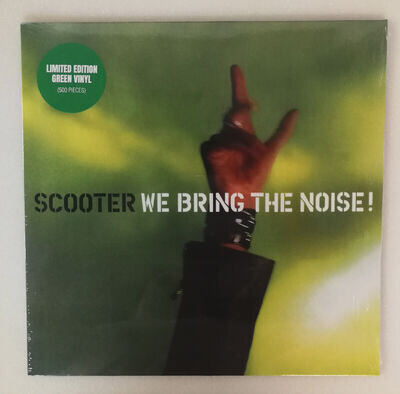 12" Lp Green Vinyl Scooter We Bring The Noise! Limited On 500 Pieces - BN26