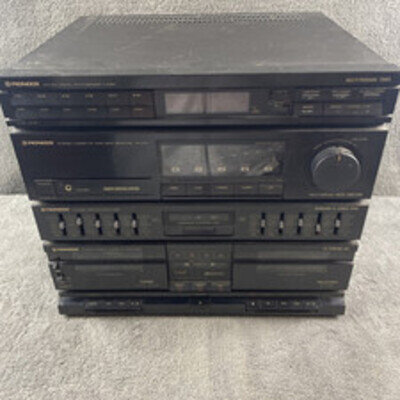 Vintage Pioneer RX-Z71L HI-FI System Tested Part Working Read