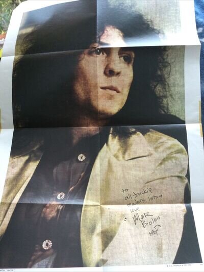 Marc Bolan Poster Rare