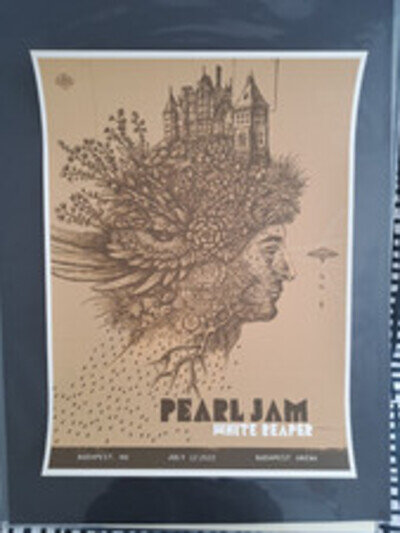 Pearl Jam Budapest 2022 Poster