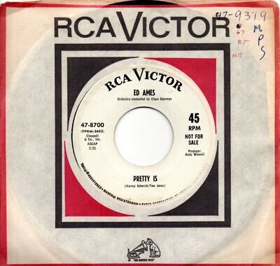 Ed Ames:Pretty is/Melinda:US DJ RCA Victor:1965