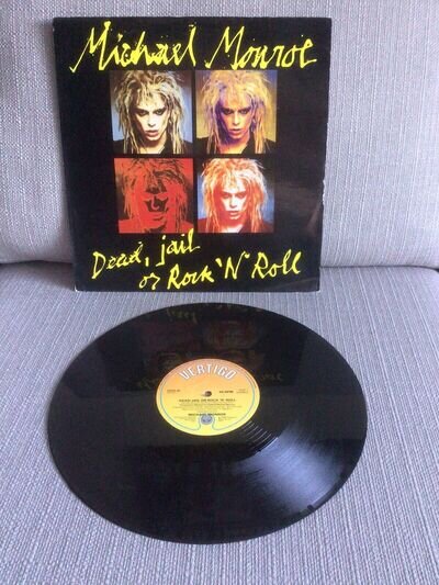 Michael Monroe Dead Jail Or Rock N Roll 1989 12” Orig Vinyl Punk Rock